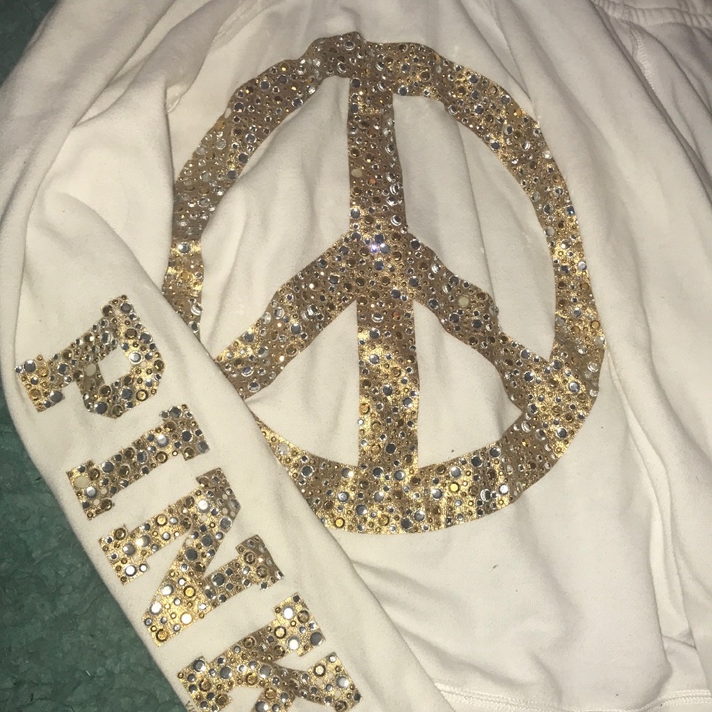 Bling vs pink sweatshirt